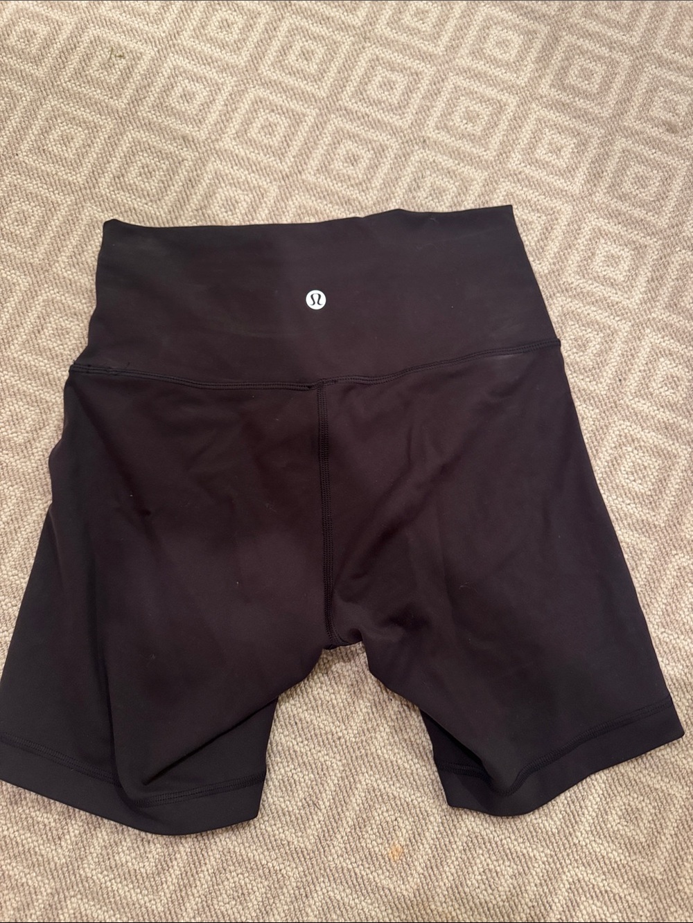 lululemon athletica Black High-Waist Bike Shorts